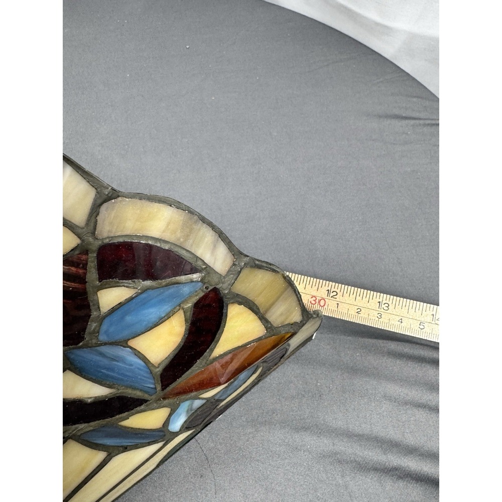 Tiffany Style Mission‎ Design Stained Glass Indoor 1-Light Wall Sconce - Picture 2 of 7
